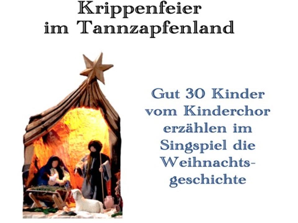 Krippenfeier-Flyerausschnitt